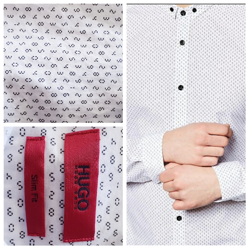 HUGO By Hugo Boss Slim Fit Numbers Digit Print XL